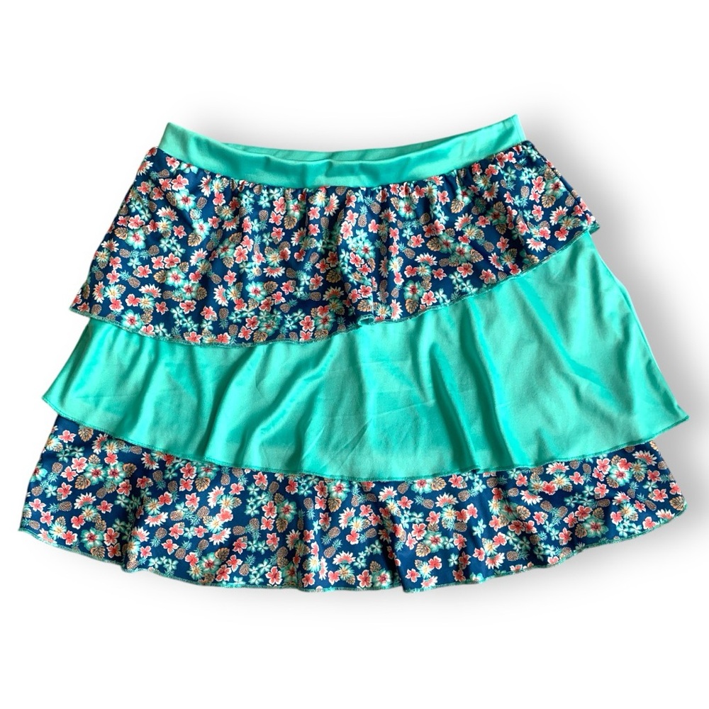 OCEAN & COAST TENNIS PICKLEBALL GOLF SKORT TEIRED RUFFLE SKORT GIRL’S X-LARGE